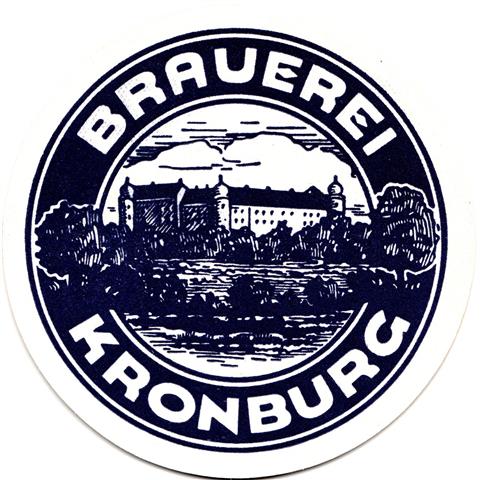 kronburg mm-by kronburger rund 1a (rund215-brauerei kronburg-blau) 